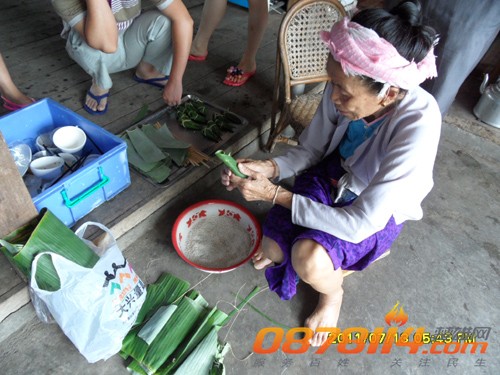 阿婆做的糯粽